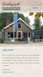 Mobile Screenshot of geologischmuseumhofland.nl